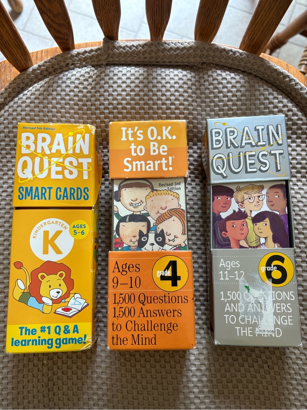 Kids Brain Quest Learning Card Bundle